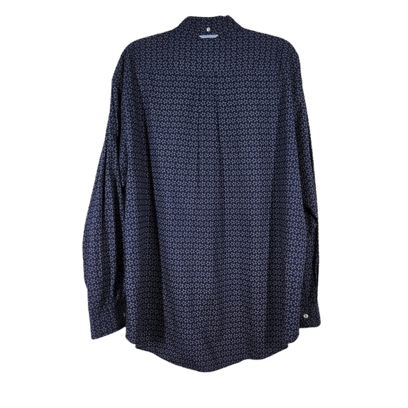 TOMMY HILFIGER BUTTON DOWN STAR PATTERN SHIRT - Picture 2 of 8